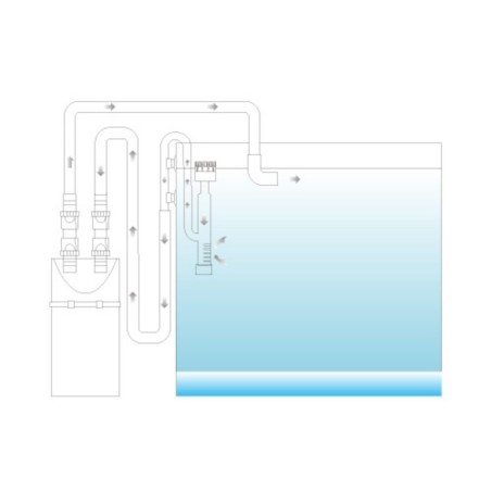 Ista Glass Surface Skimmer - Skimmer di Superficie in Vetro per Filtri Esterni