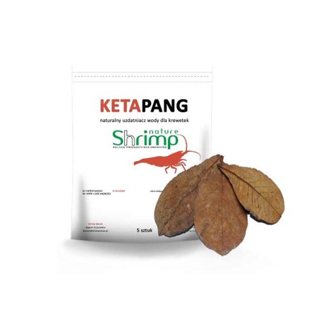 Shrimp Nature Ketapang 5pz - foglie di Ketapang per vasche con caridine