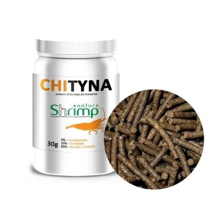 Shrimp Nature Orange (Chitin) 30gr - alimento in stick per favorire la muta nei gamberetti