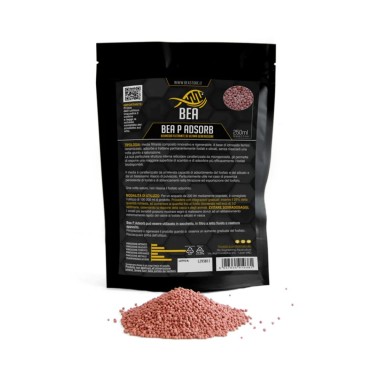 Bea P Adsorb 250ml - resina ceramizzata per l'assorbimento di fosfati e silicati in acqua marina