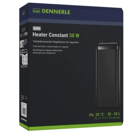 Dennerle Heater Constant 50w - riscaldatore elettronico interno per acquari fino a 50L
