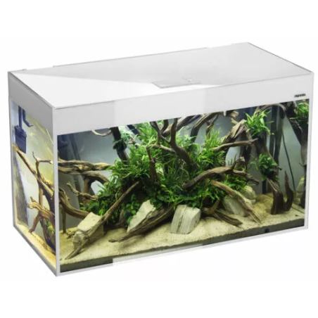 Aquael Glossy Set ST 100 D&N Bianco 215L cm100x40x63h - acquario completo di illuminazione LED