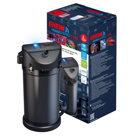Eheim Classic Vario+E 250 - filtro esterno WiFi 510L/h per acquari fino a 250 litri
