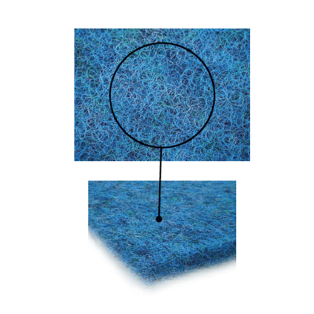 Japanese Filter Mat cm120x100x3,8h 300m2/m3 - supporto filtrante biomeccanico ad alta densità per laghetto