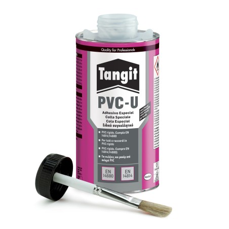 Tangit All Pressure barattolo da 1kg con pennello - Collante per PVC-U