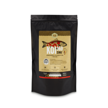 Nutramare Koi360 Sink Ø4,5mm 1,2kg - pellet affondante Premium per carpe di taglia media