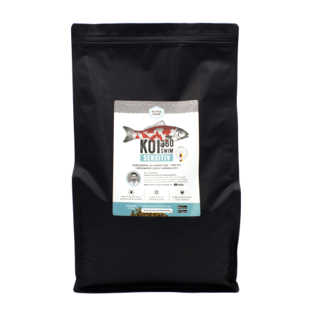 Nutramare Koi360 Sensitiv Swim Ø4,5mm 4,5kg - pellet galleggianti per carpe in condizioni delicate