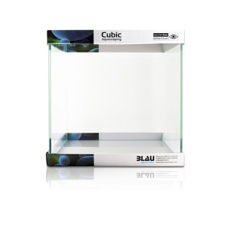 Blau Aquaristic Cubic Aquascaping 27L - vasca in extra chiaro cm30x30x30h