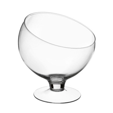Terrario Bottle Garden Coppa con taglio obliquo per Terrario in vetro cm25x28h