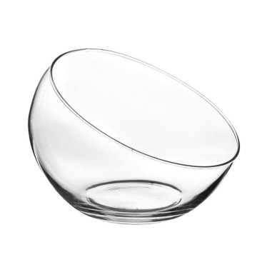 Terrario Bottle Garden Sfera a taglio obliquo per Terrario in vetro cm20x16h