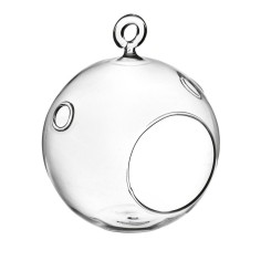 Terrario Bottle Garden Sfera forata da appendere per Terrario in vetro cm18x18h