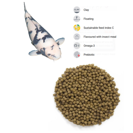Alltech Coppens Wheat Germ 3.0mm sacco da 15kg - pellet galleggianti con Germe di grano carpe Koi
