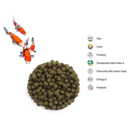 Alltech Coppens Spirulina 3.0mm sacco da 15kg - pellet galleggianti per la colorazione delle carpe Koi