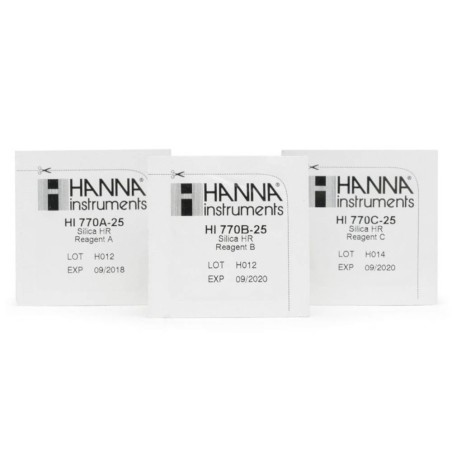 Hanna Instrument Hi-770-25 Reagenti Silicati per Fotometro Modello HI-770 - 25 test