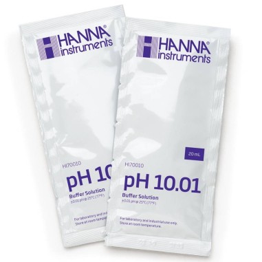 Hanna Instrument HI70010P Soluzione in Bustina Monodose 20ml calibrazione pH 10.01 ( Conf. da 5 Bustine )