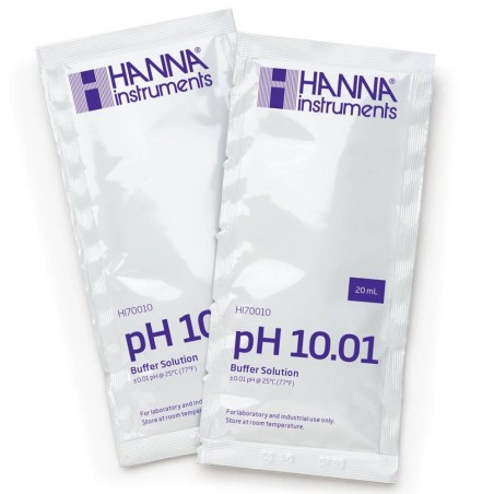 Hanna Instrument HI70010P Soluzione in Bustina Monodose 20ml calibrazione pH 10.01 ( Conf. da 5 Bustine )