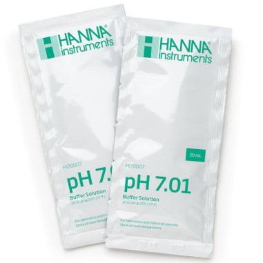 Hanna Instruments HI70007P Soluzione in Bustina Monodose 20ml calibrazione pH 7.01 ( Conf. da 5 Bustine)