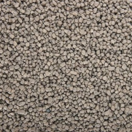 Quarzo ceramizzato grigio 2-3 mm per acqua dolce - 5Kg
