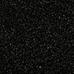 Quarzo ceramizzato nero 2-3mm per acqua dolce - 5Kg