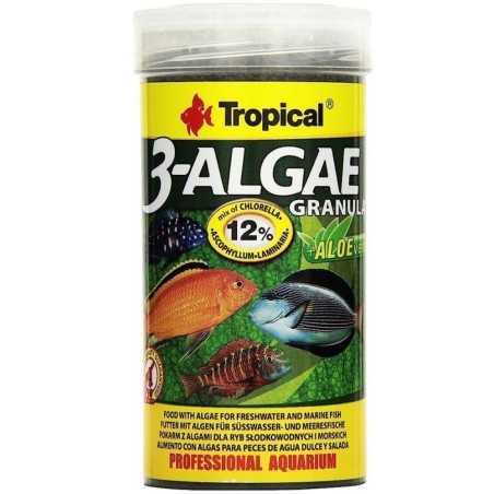 Tropical 3-Algae Granulat - mangime con alghe per pesci di acqua dolce e pesci marini