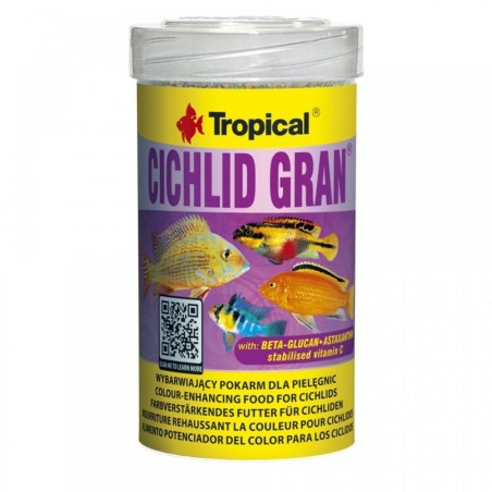 Tropical Cichlid Gran - Granulare per Ciclidi con Beta Glucano