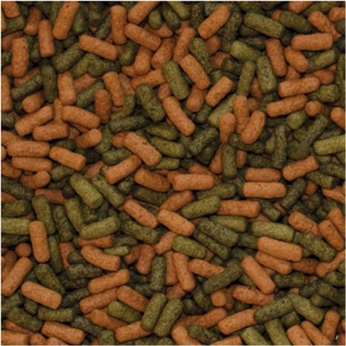 Tropical Cichlid Red & Green Large Sticks - stick con astaxantina e spirulina per Ciclidi di taglia grande