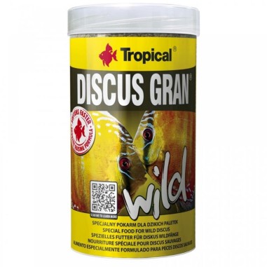 Tropical Discus Gran Wild - mangime granulare con astaxantina che intensifica i colori dei Discus