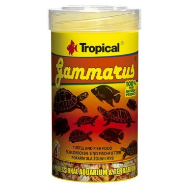 Tropical Gammarus - gamberetti essiccati per tartarughe, testuggini e pesci ornamentali di taglia grande