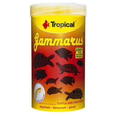 Tropical Gammarus - gamberetti essiccati per tartarughe, testuggini e pesci ornamentali di taglia grande