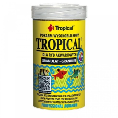 Tropical Granulat 100ml/50gr - mangime di base granulare, altamente proteico