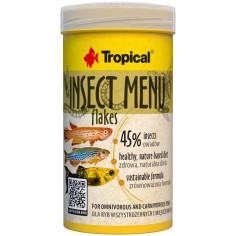 Tropical Insect Menu Flakes 250ml/50gr - alimento in fiocchi a base di insetti per pesci d'acqua dolce