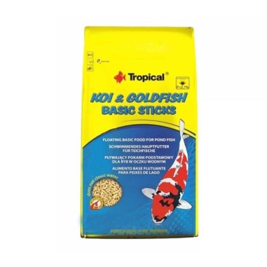 Tropical Koi Gold Fish Basic Sticks - stick galleggianti per pesci da laghetto