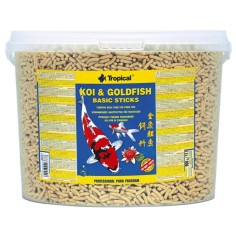 Tropical Koi Gold Fish Basic Sticks - stick galleggianti per pesci da laghetto