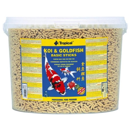 Tropical Koi Gold Fish Basic Sticks - stick galleggianti per pesci da laghetto