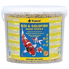 Tropical Koi Gold Fish Basic Sticks - stick galleggianti per pesci da laghetto