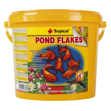 Tropical Pond Koi & Goldfish Pond Flakes - mangime in scaglie per piccoli pesci da laghetto