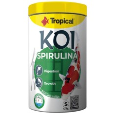 Tropical Pond koi Spirulina Pellet Size S - Mangime super premium con spirulina granulometria medio piccola