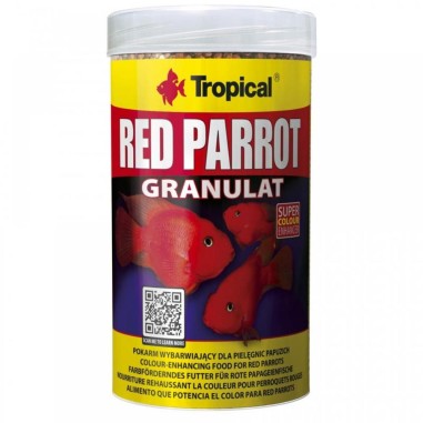 Tropical Red Parrot Granulat - mangime in granuli arricchito astaxantina per red parrot