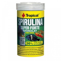 Tropical Spirulina Super Forte Granulat Formato Barattolo- 36% di Spirulina