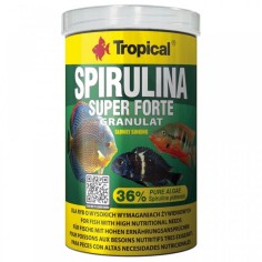 Tropical Spirulina Super Forte Granulat Formato Barattolo- 36% di Spirulina