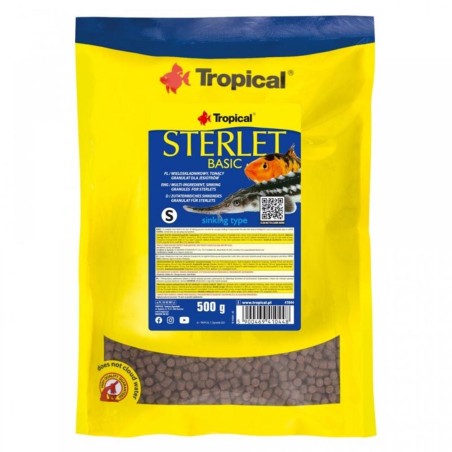 Tropical Sterlet Basic size S busta da 1L/500gr - mangime base per Storioni