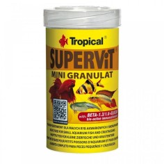 Tropical Supervit Mini Granulat - Mangime base per tutti pesci con apparato boccale piccolo