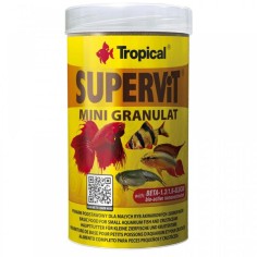 Tropical Supervit Mini Granulat - Mangime base per tutti pesci con apparato boccale piccolo