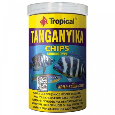 Tropical Tanganyika Chips - speciali chip affondanti multi-ingrediente per grandi Ciclidi del lago Tanganica