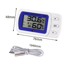 AQL Alarm Thermometer - Termometro Igrometro con Display LCD e Allarme Temperatura 2