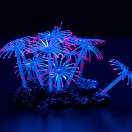 AQL Decor Fluo modello 07P cm8x6x8h - decorazione in silicone fluorescente