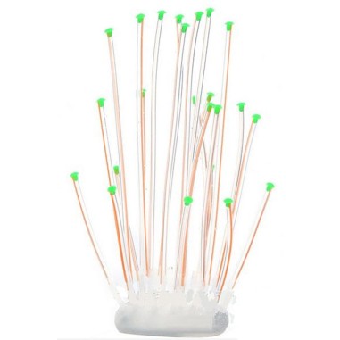 AQL Decor Fluo modello 26O cm10x5x21h - decorazione in silicone fluorescente