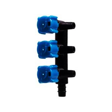 AQL Rubinetto in PVC a 3 Vie