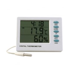 AQL Termometro Igrometro Interno/Esterno con Display e Allarme Temperatura
