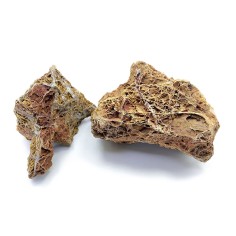 DecorLine Red Holes Rock 1kg - roccia decorativa non calcarea
